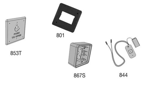 metal surface mount box for door actuator|lcn door actuators.